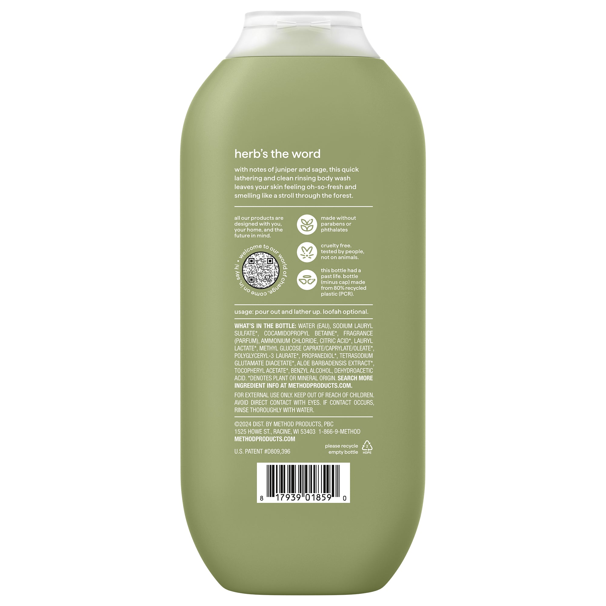 method-men-s-body-wash-juniper-sage-18-fl-oz image 3