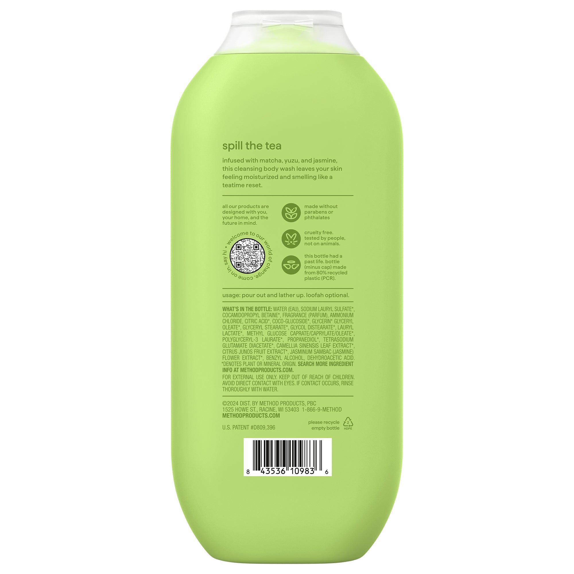 method-body-wash-mindful-matcha-18-fl-oz image 3