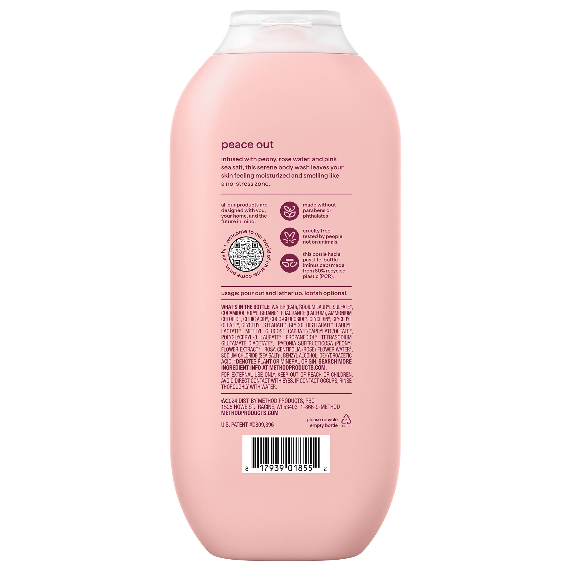 method-body-wash-pure-peace-18-fl-oz-deeply-nourishing-and-hydrating image 3
