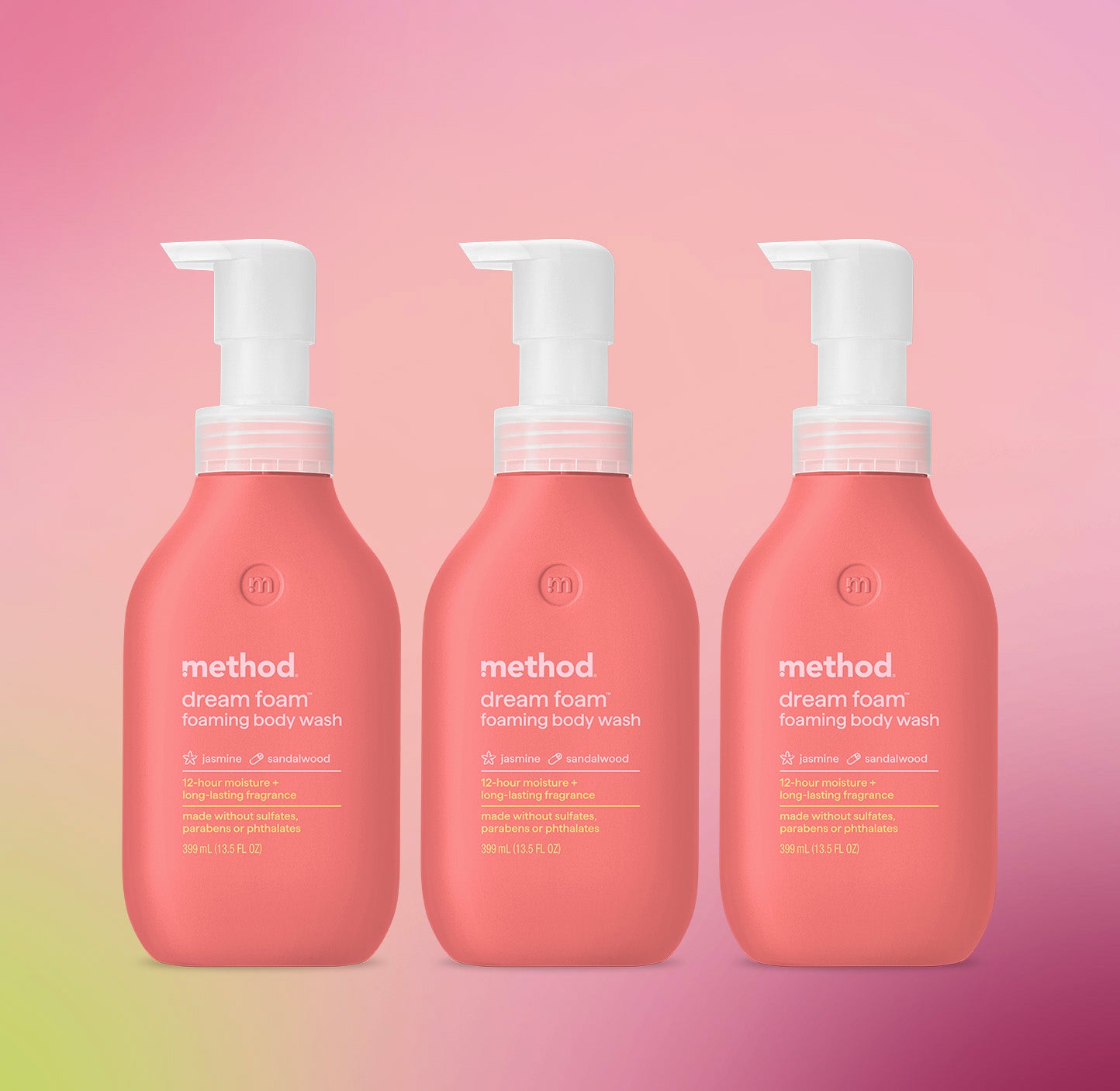 method-dream-foam-foaming-body-wash-bundle-3-x-13-5-oz-bottles image 2