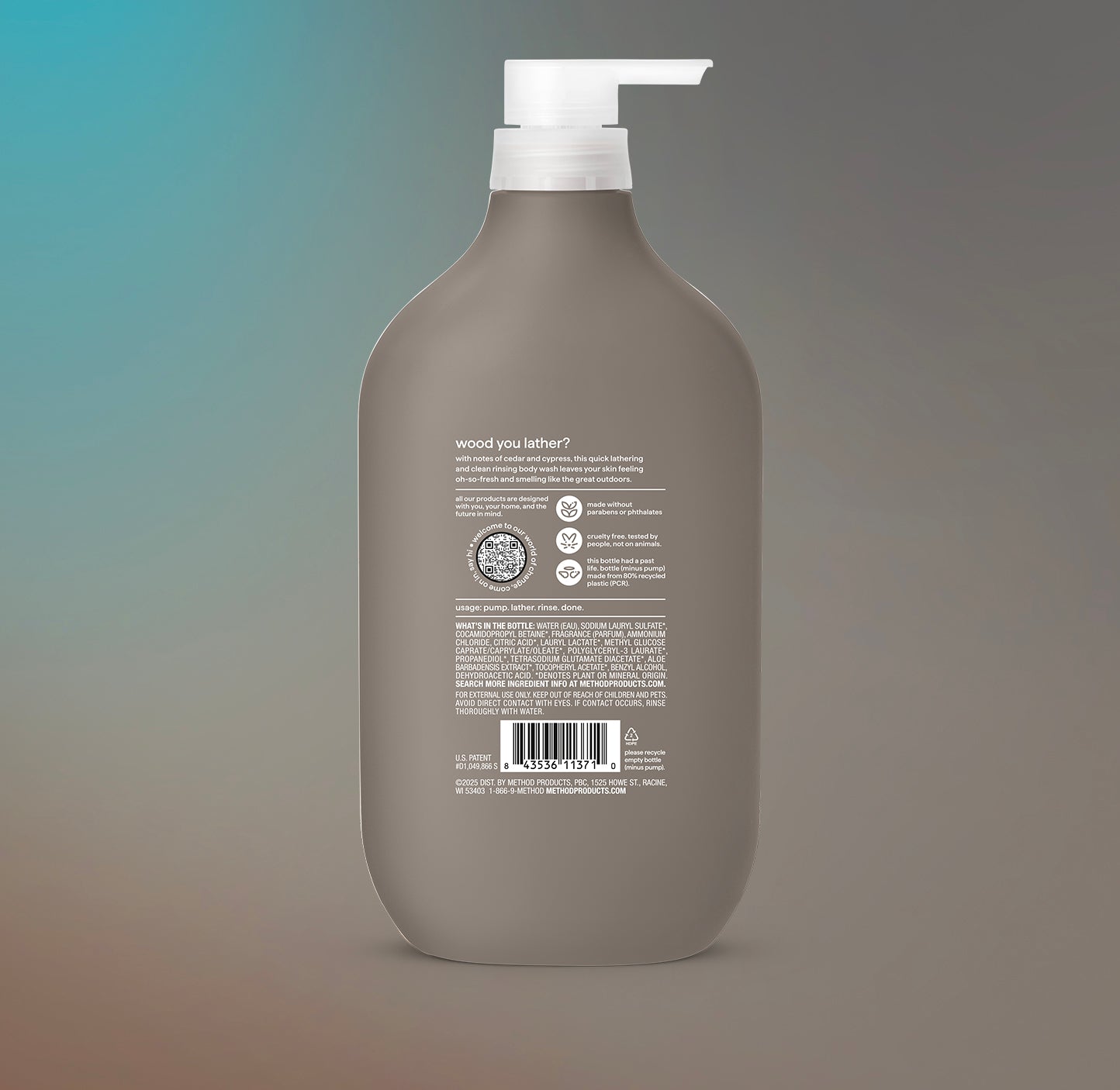 method-men-s-body-wash-cedar-cypress-28-fl-oz image 3