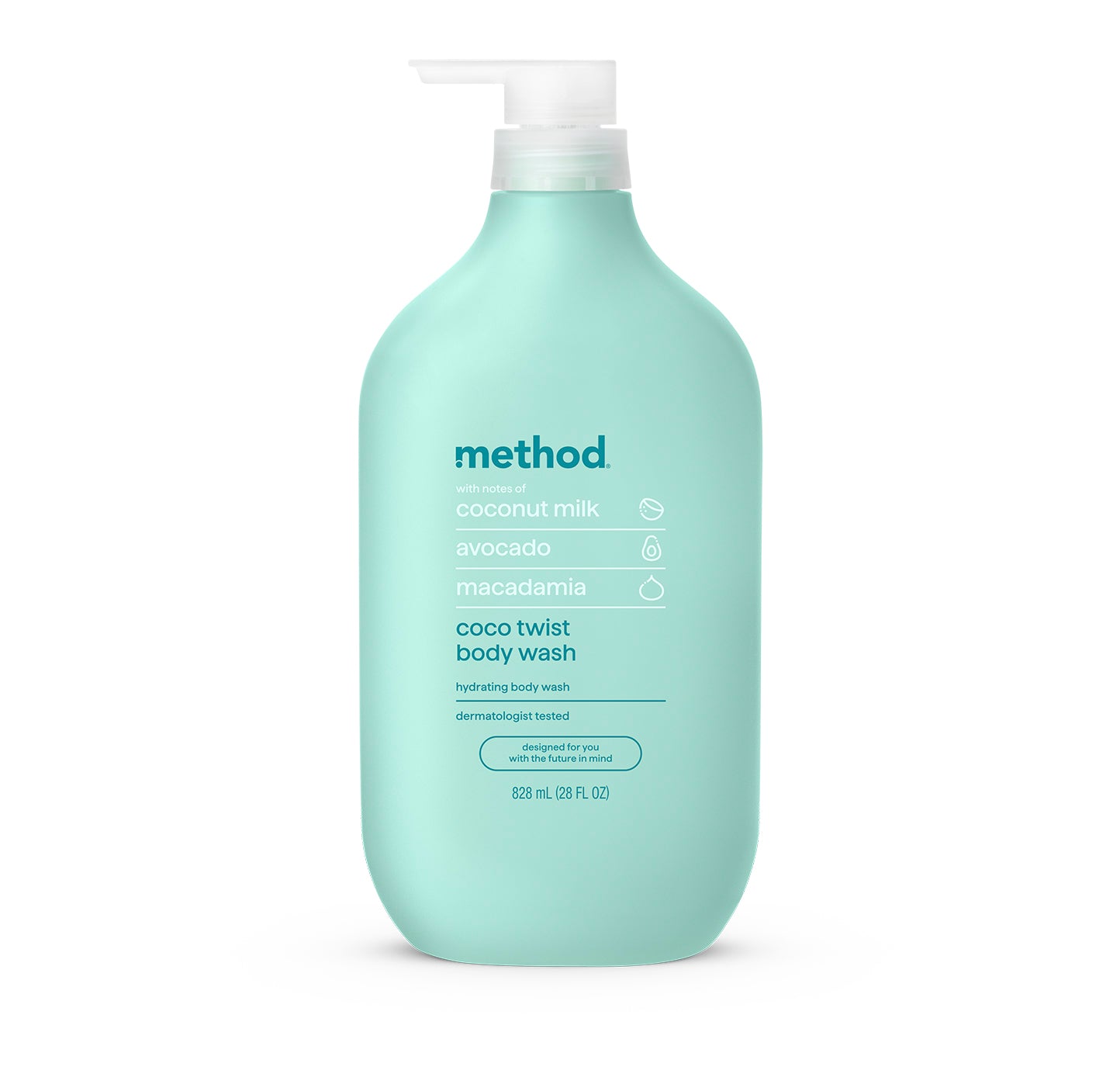 method-coco-twist-body-wash-28-fl-oz-deeply-nourishing-hydrating-coconut-scent image 1