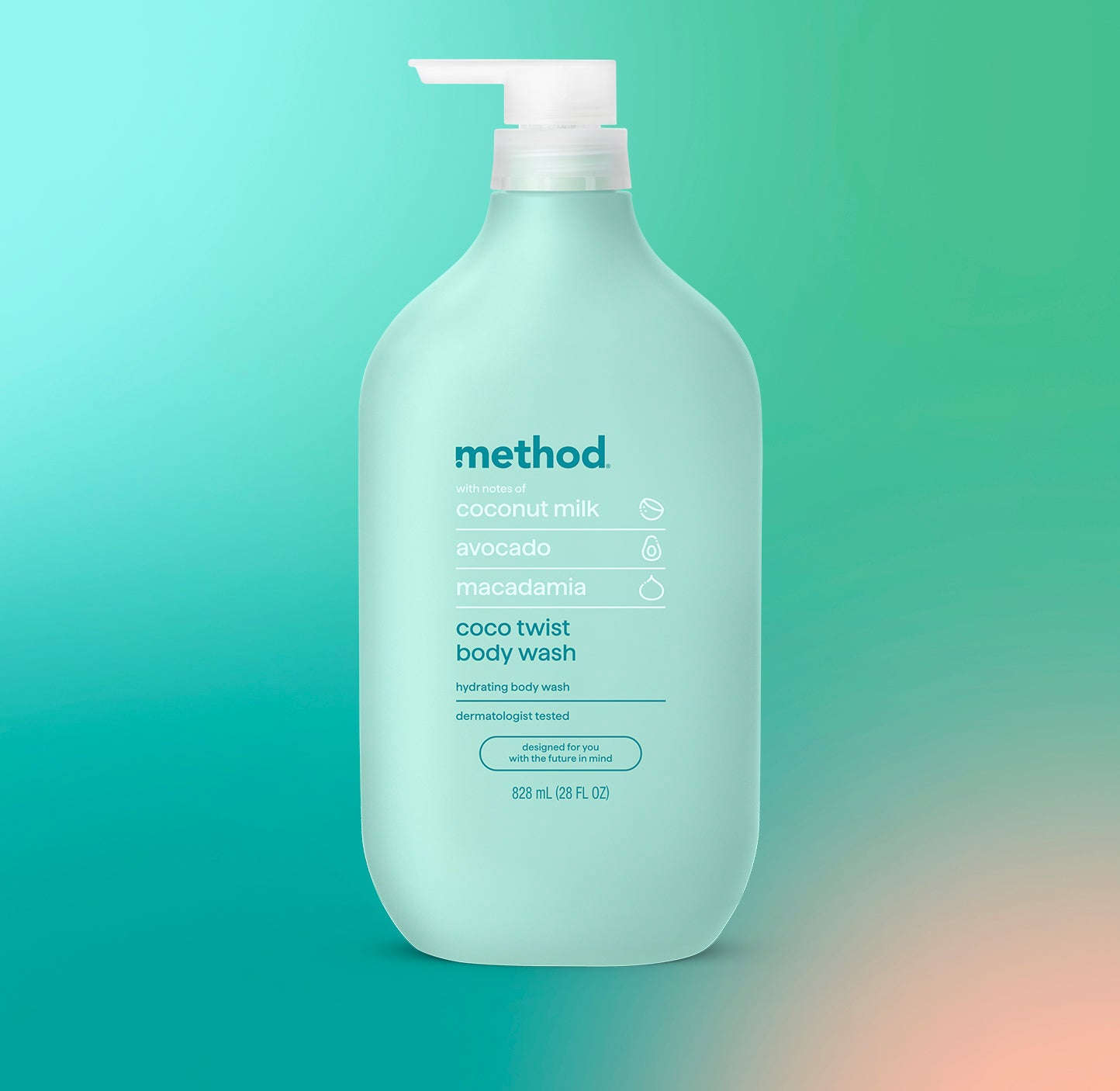method-coco-twist-body-wash-28-fl-oz-deeply-nourishing-hydrating-coconut-scent image 2
