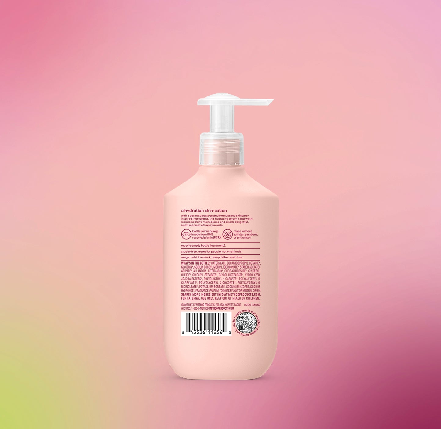 method-hydrating-serum-hand-wash-pure-peace-10-oz-moisturizing image 3