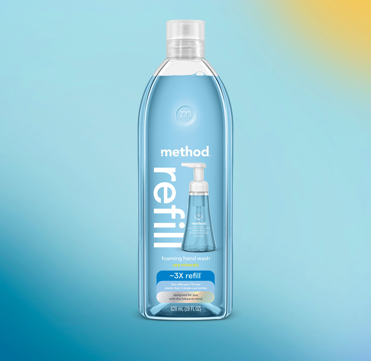method-foaming-hand-wash-refill-sea-minerals-28-fl-oz image 2