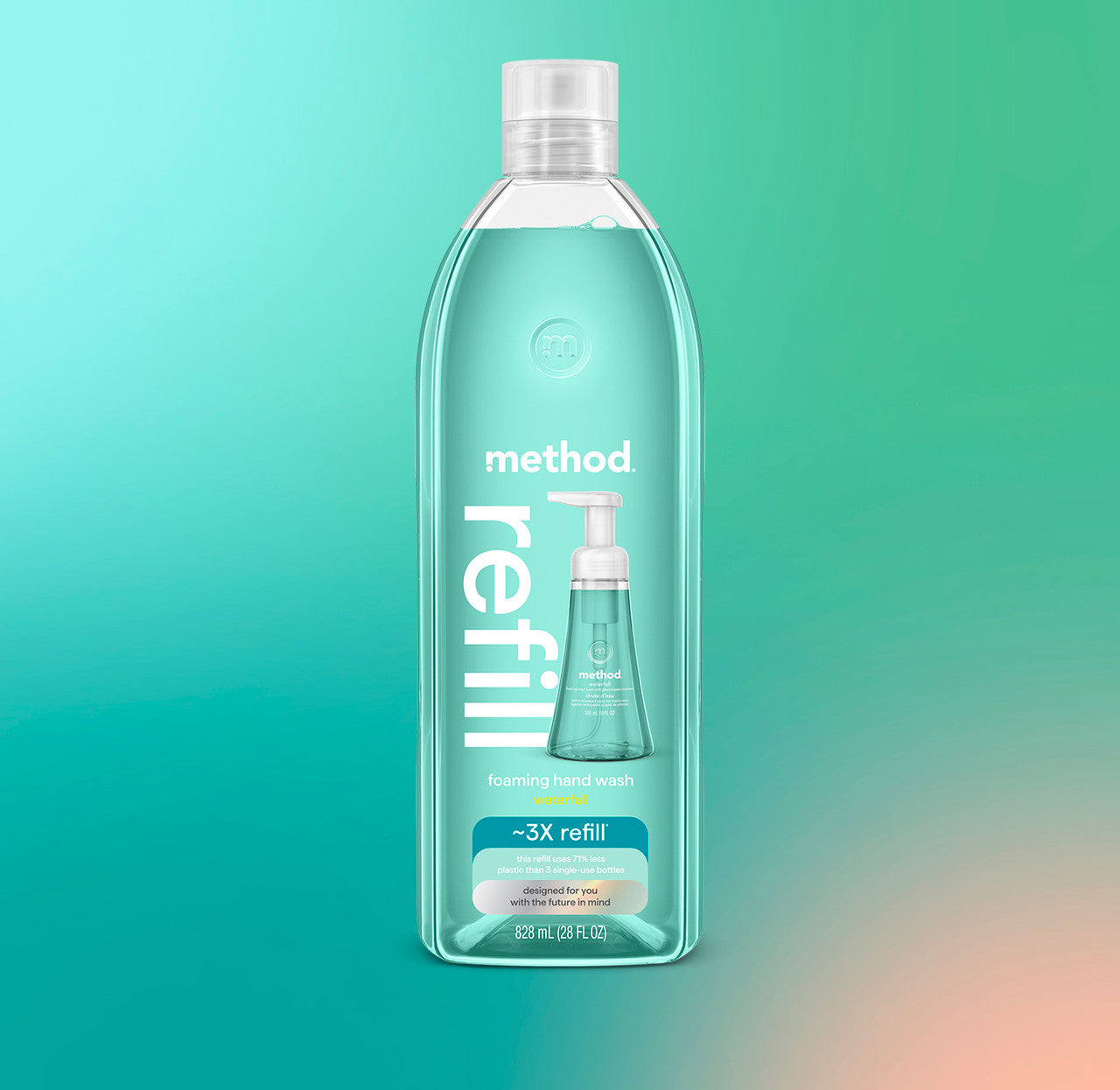 method-foaming-hand-wash-refill-waterfall-28-fl-oz image 2