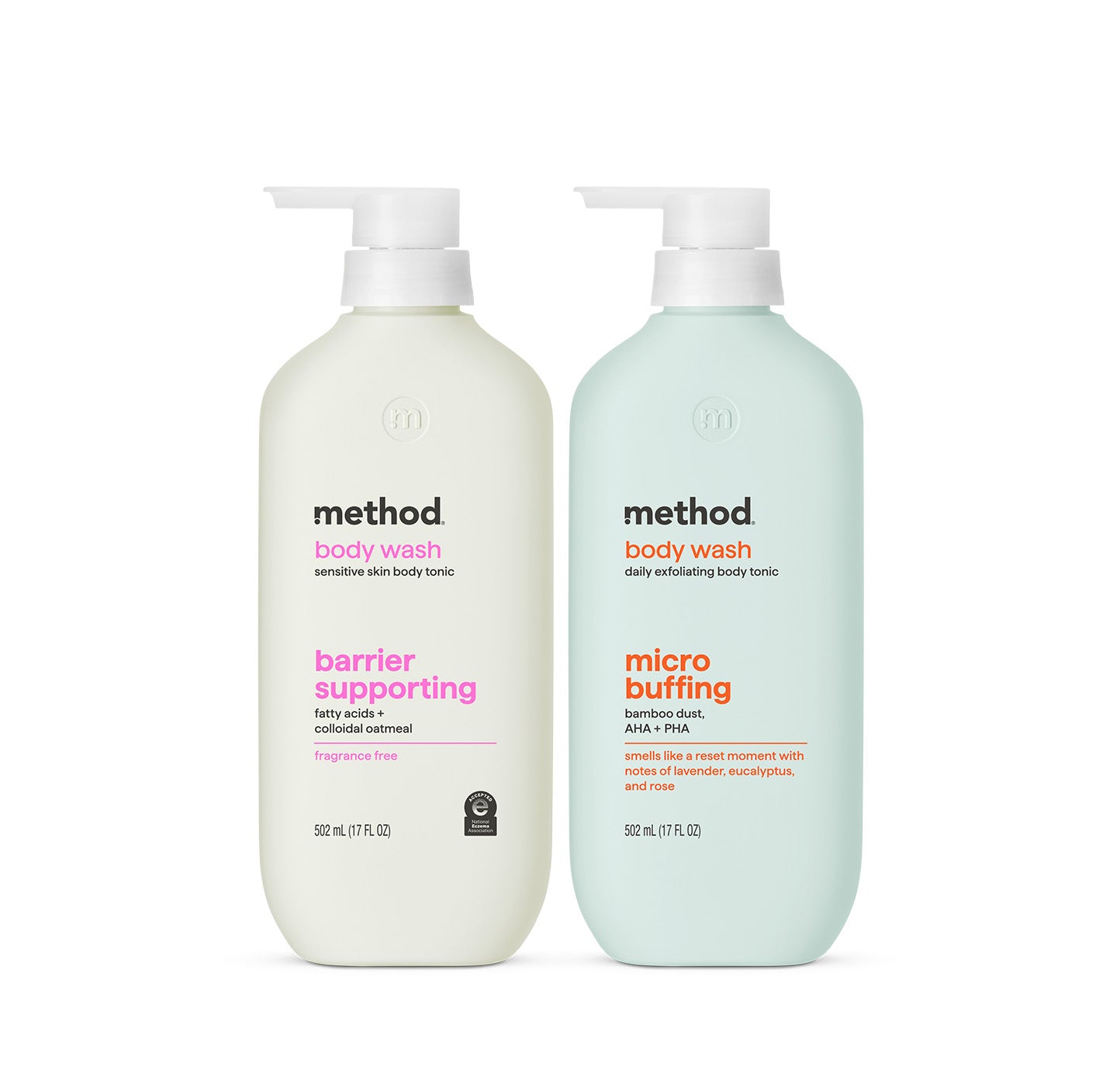 method-soft-radiance-barrier-supporting-micro-buffing-body-wash-tonic-bundle-2-x image 1