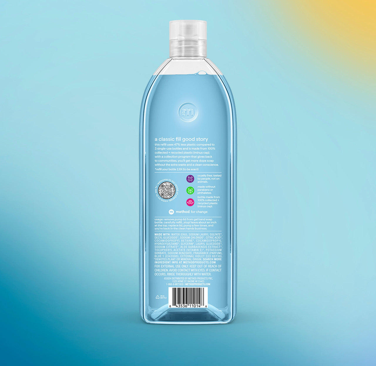 method-gel-hand-wash-refill-sea-minerals-34-fl-oz-28-oz-2-8x-refills image 3