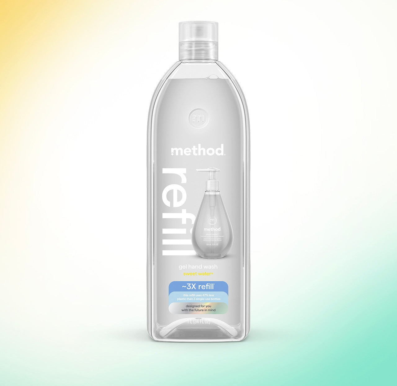 method-sweet-water-gel-handwash-starter-set-12-oz-34-oz-refill image 4