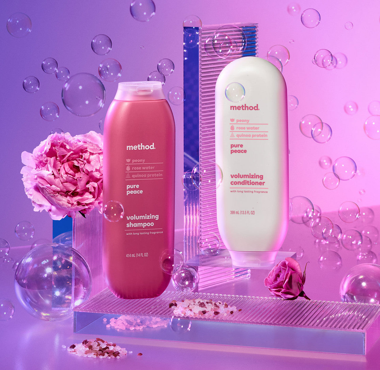method-pure-peace-volumizing-shampoo-conditioner-bundle-27-5-fl-oz-peony-rose-wa image 6