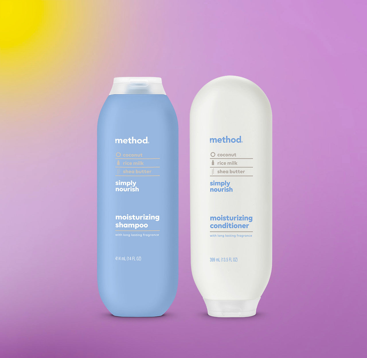 method-simply-nourish-moisturizing-shampoo-conditioner-bundle-coconut-rice-milk- image 2