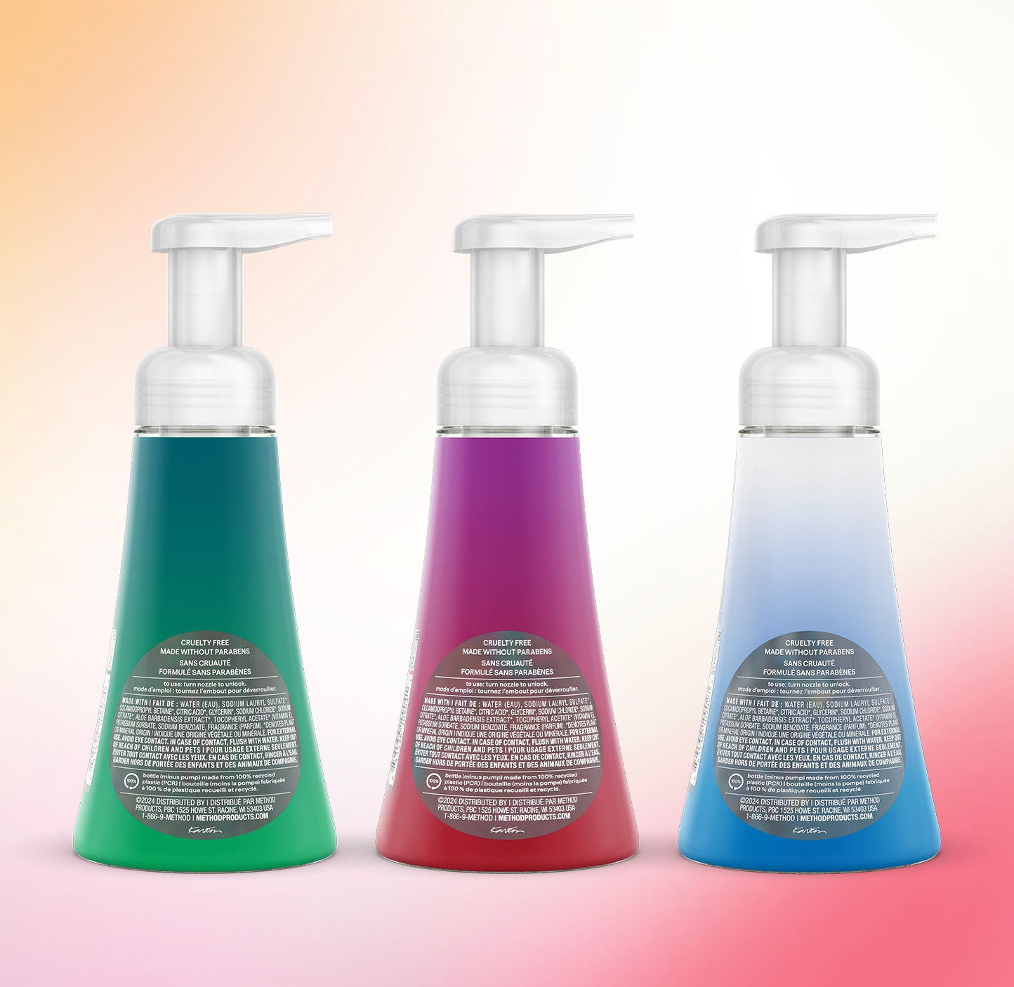 method-holiday-hand-wash-variety-trio-foaming-hand-soap-3-x-10-oz-30-oz-total image 3