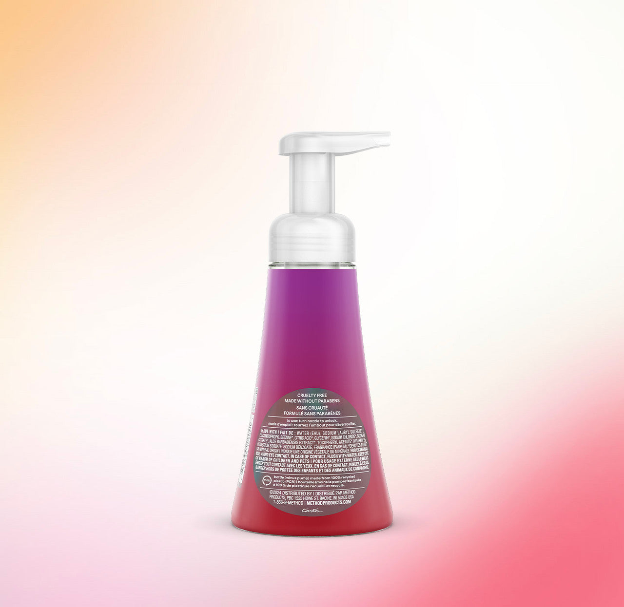 method-foaming-hand-wash-dahlia-delight-10-fl-oz-limited-edition-scent-cruelty-f image 3