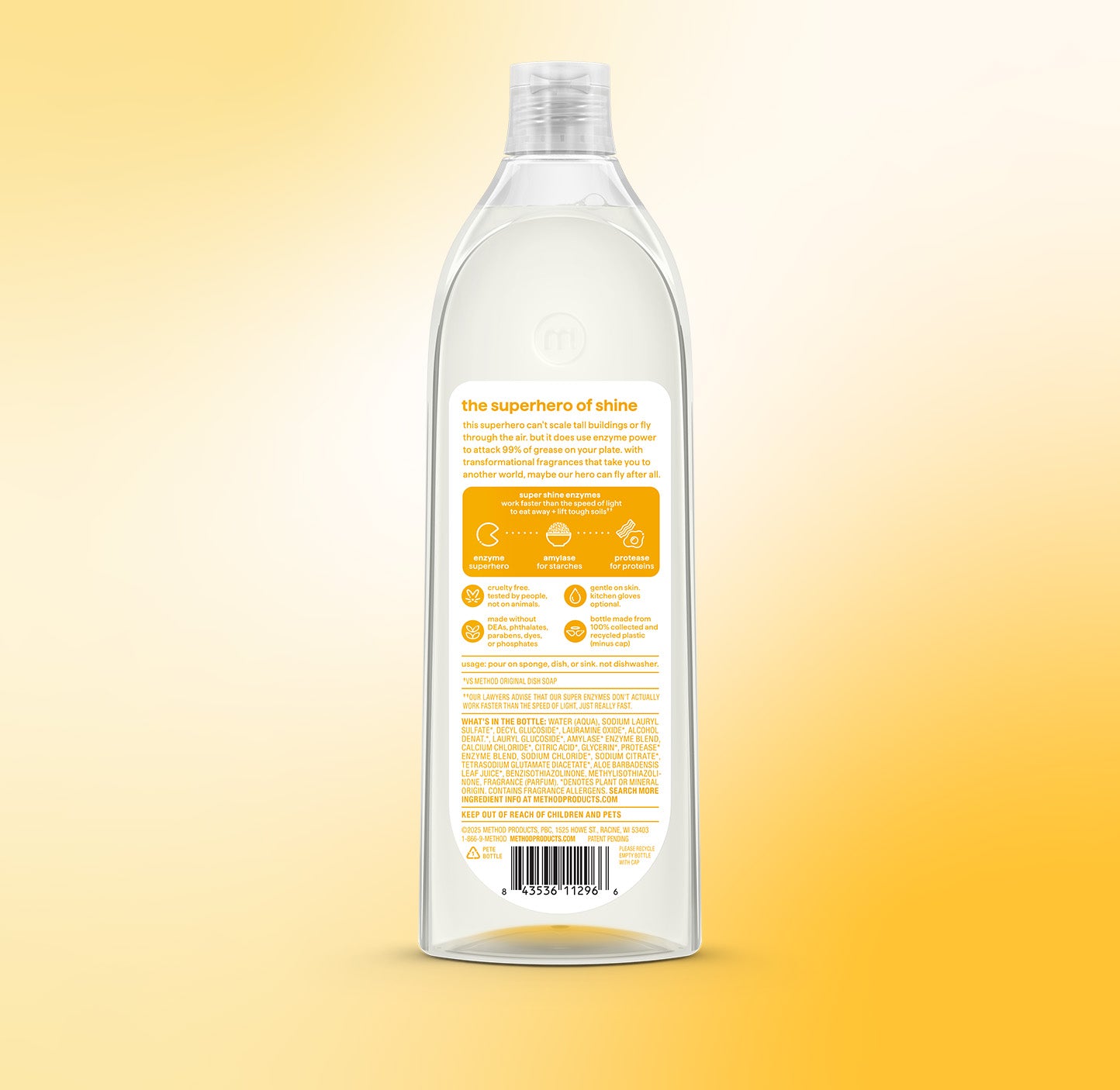 method-super-shine-liquid-dish-soap-coastal-citron-16-fl-oz image 3
