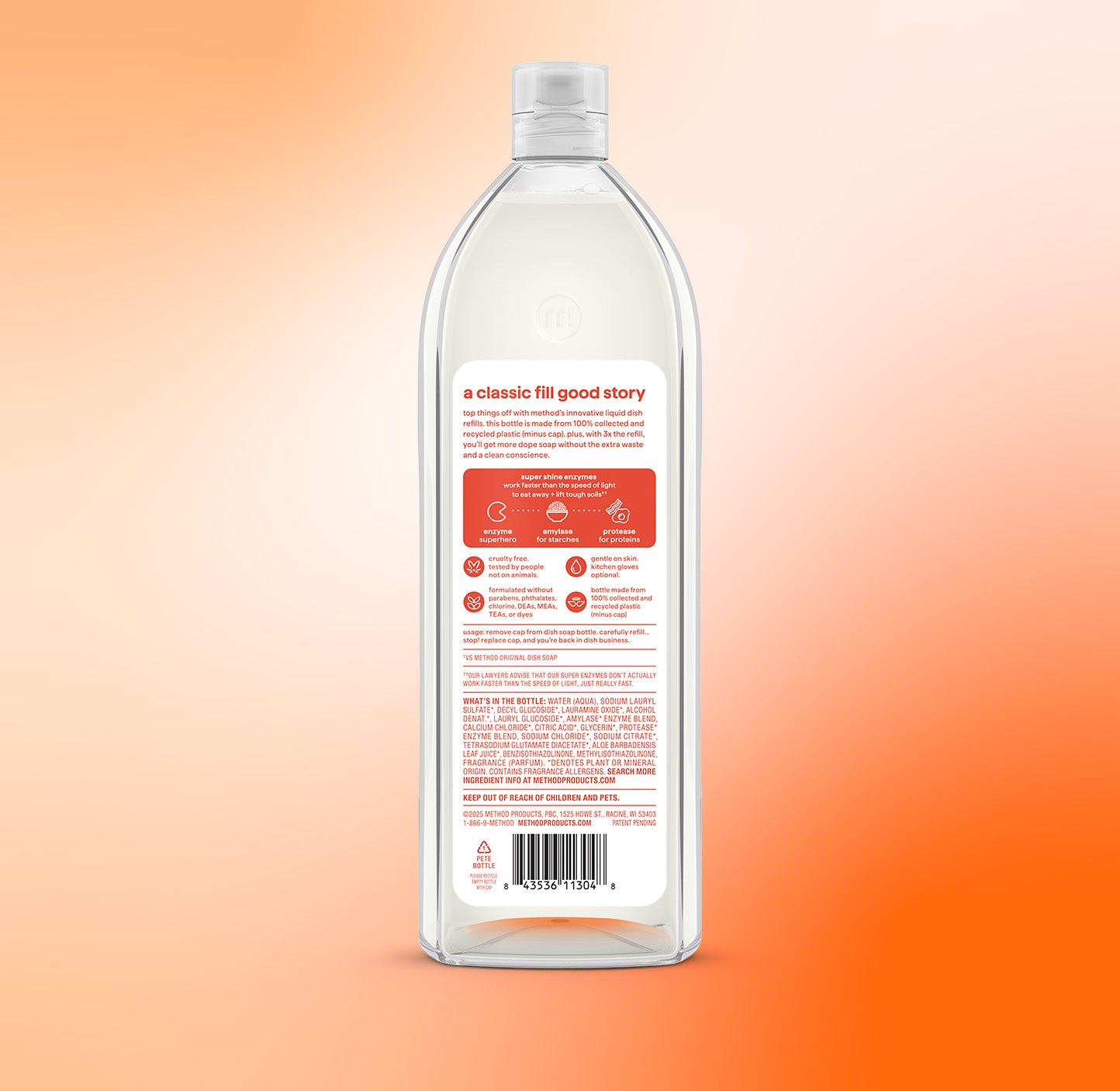 method-super-shine-liquid-dish-soap-refill-among-the-orchards-48-fl-oz image 3