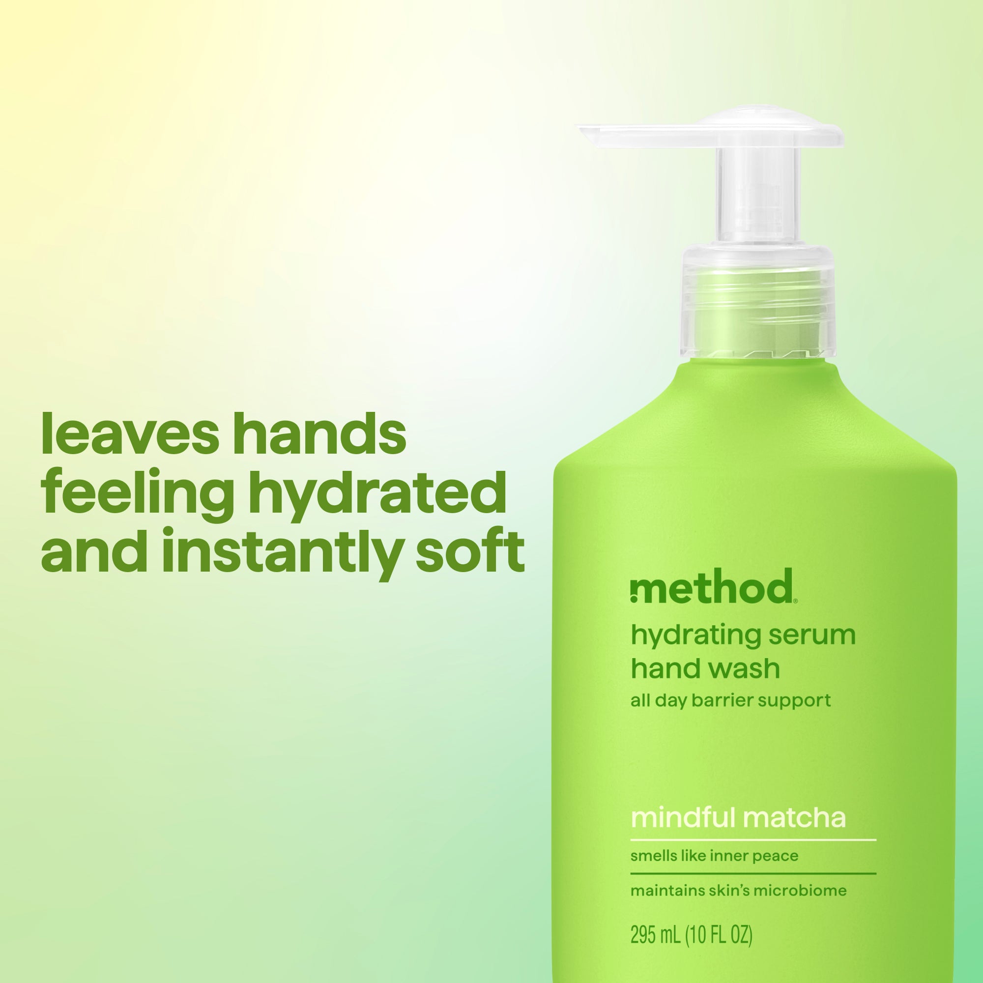 method-hydrating-serum-hand-wash-mindful-matcha-10-oz image 6