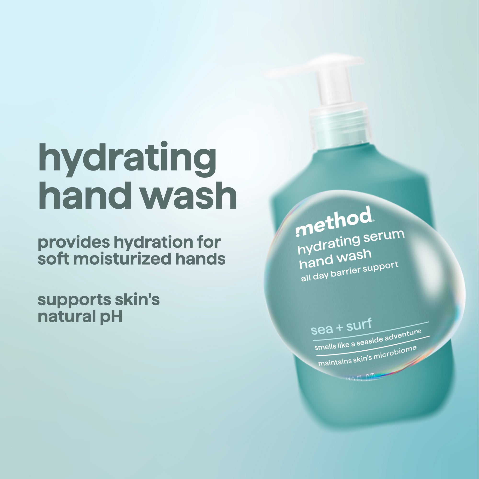 method-hydrating-serum-hand-wash-sea-surf-10-oz image 4