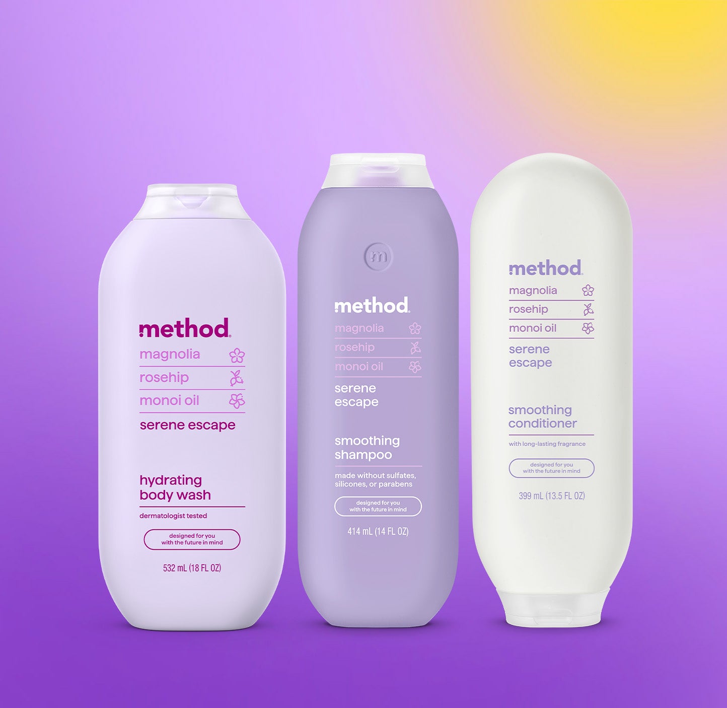 method-shower-trio-serene-escape-45-5-oz-body-wash-18-oz-shampoo-14-oz-condition image 2