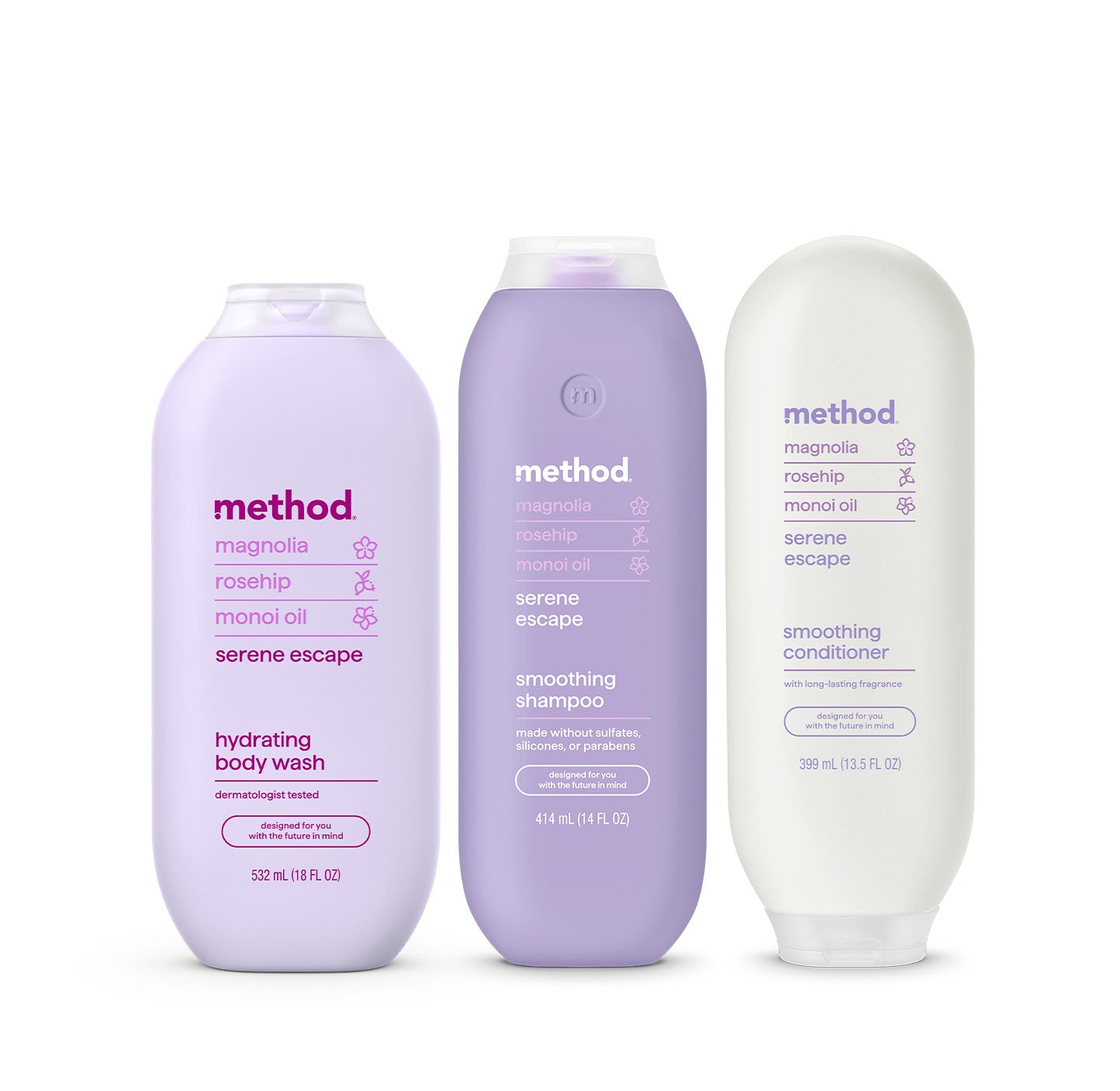 method-shower-trio-serene-escape-45-5-oz-body-wash-18-oz-shampoo-14-oz-condition image 1