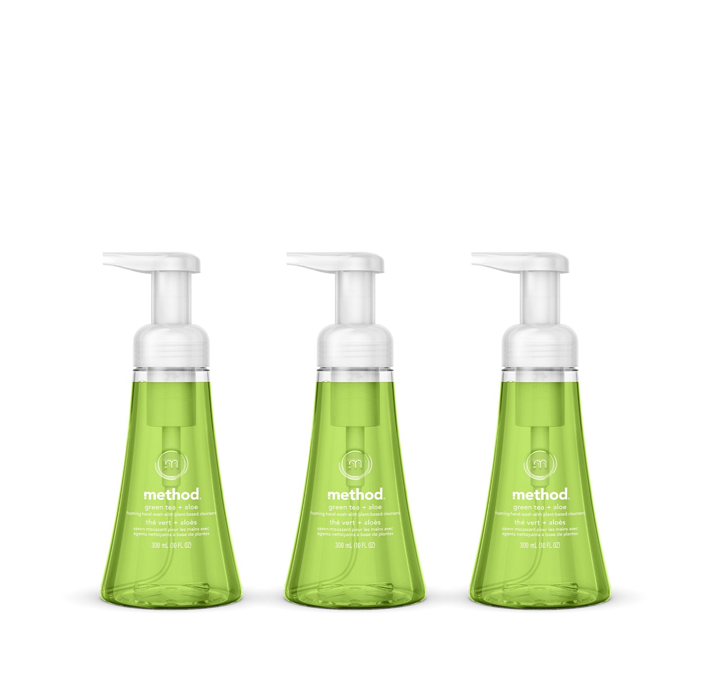 method-green-tea-aloe-foaming-hand-wash-3-count-bundle-10-oz-each image 1