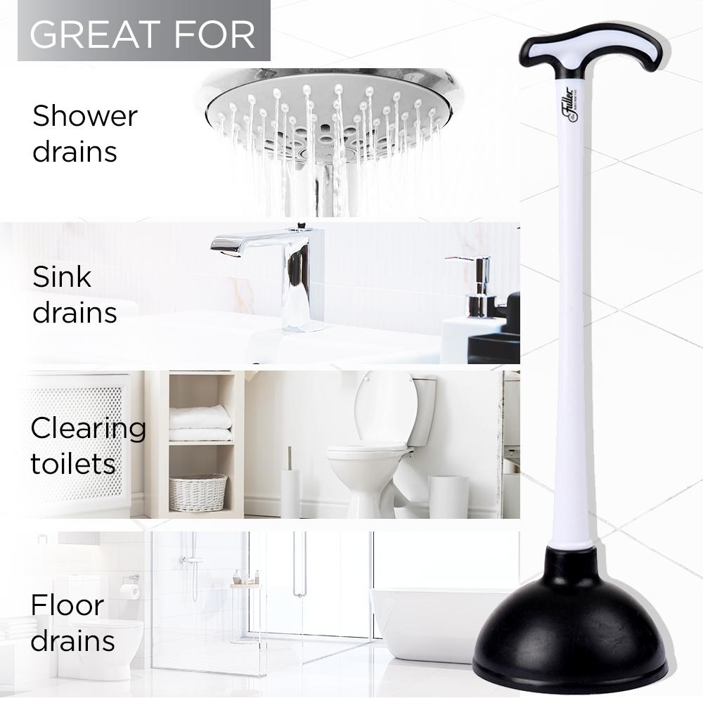 fuller-brush-premium-toilet-bowl-plunger-with-ergonomic-pistol-grip-handle image 2