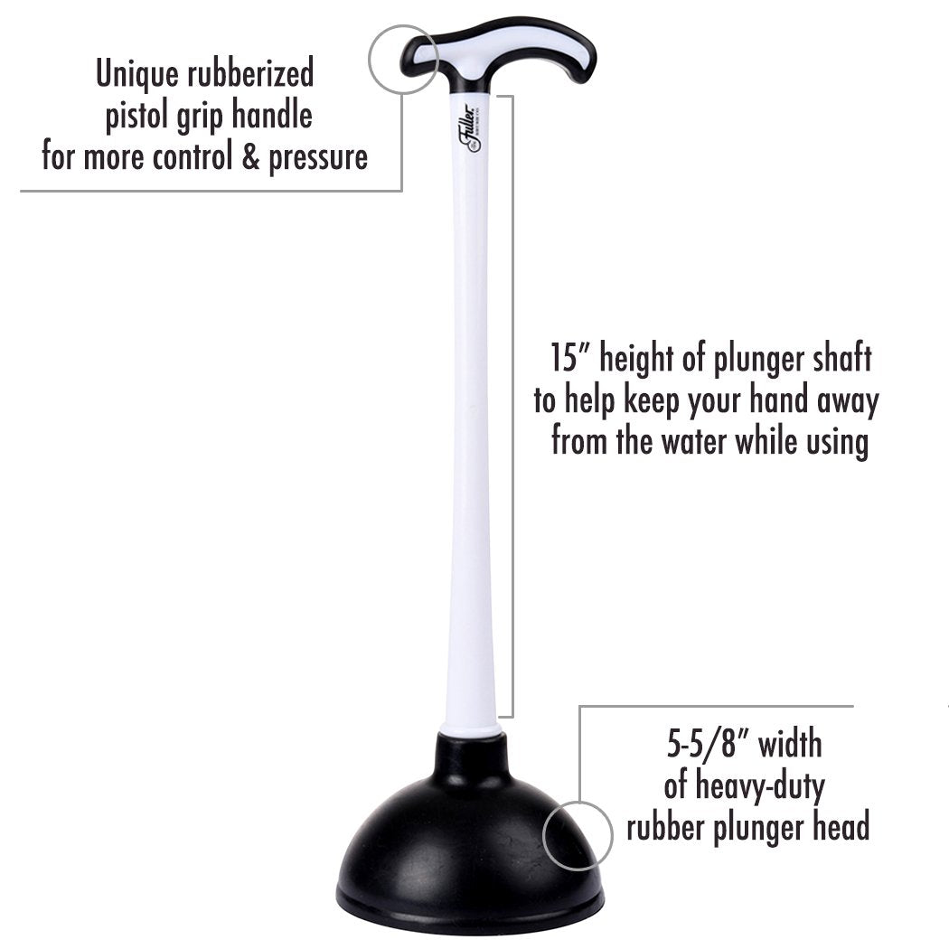 fuller-brush-premium-toilet-bowl-plunger-with-ergonomic-pistol-grip-handle image 3