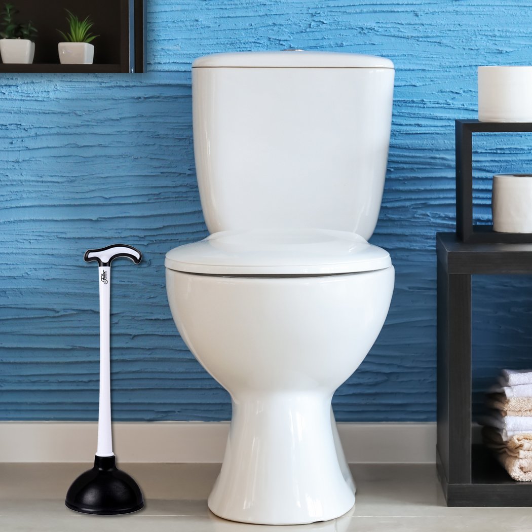 fuller-brush-premium-toilet-bowl-plunger-with-ergonomic-pistol-grip-handle image 5