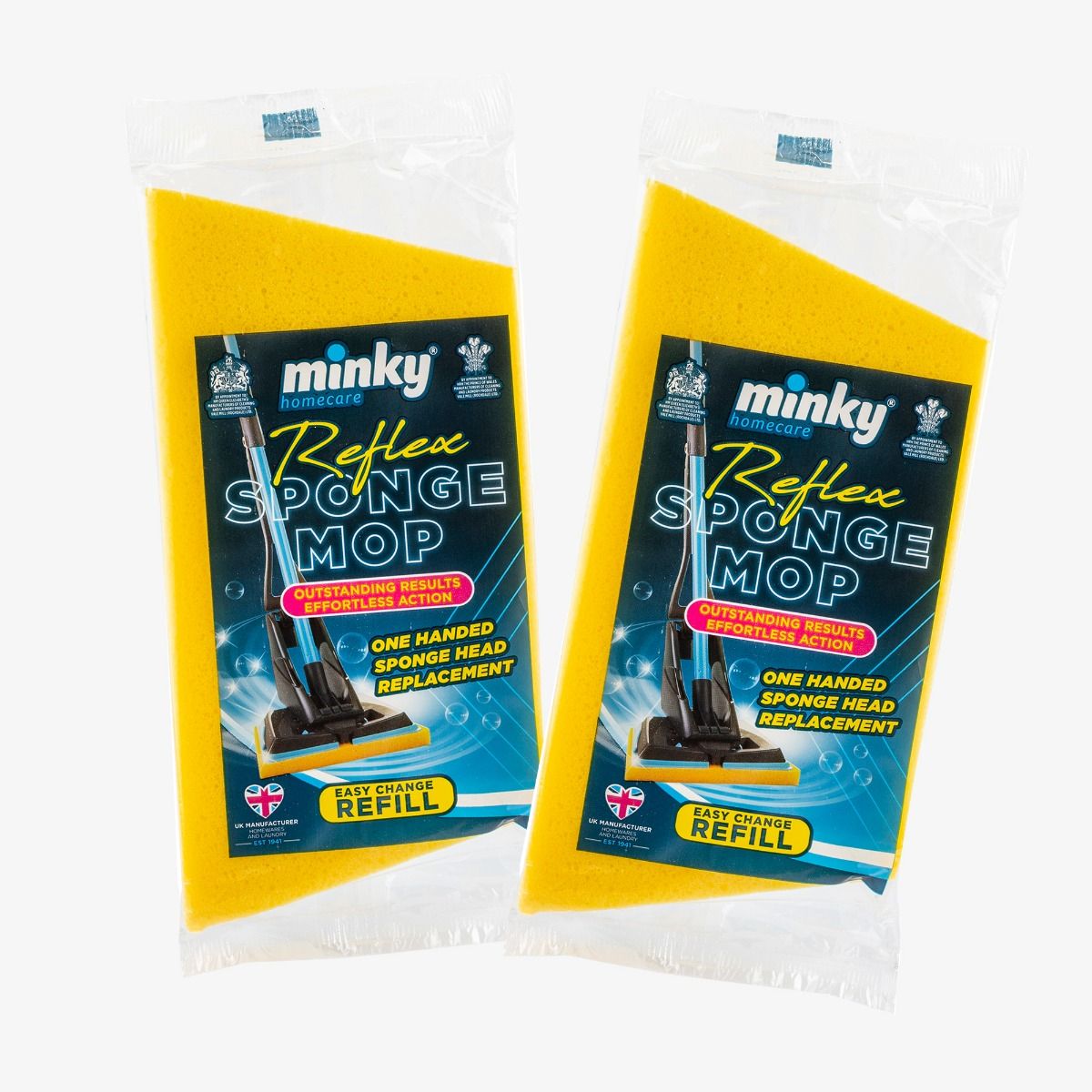 minky-reflex-mop-refills-2-pack-super-absorbent-sponge-heads image 1