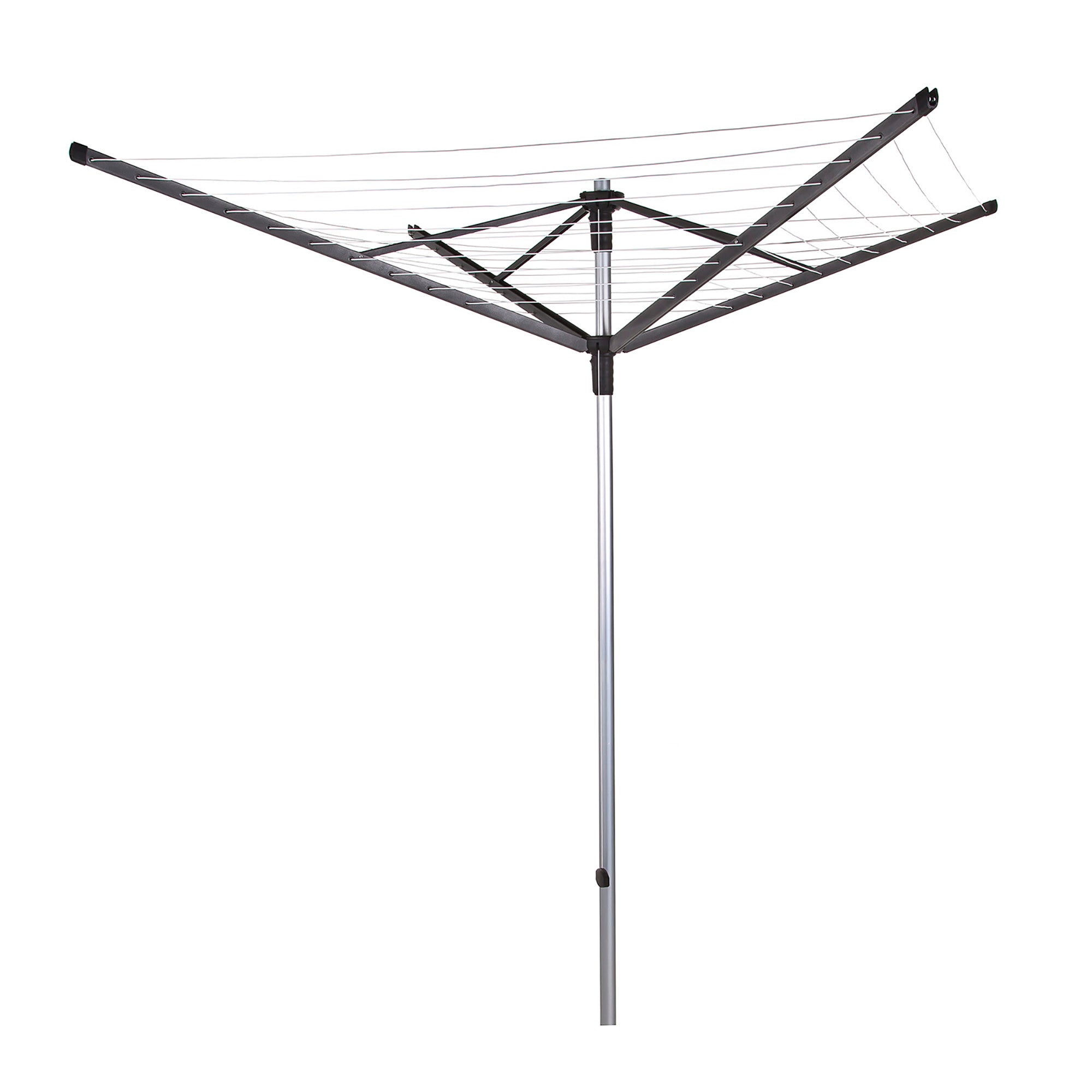minky-rotalift-60m-4-arm-rotary-airer-galvanised-powder-coated-ground-socket-inc image 1