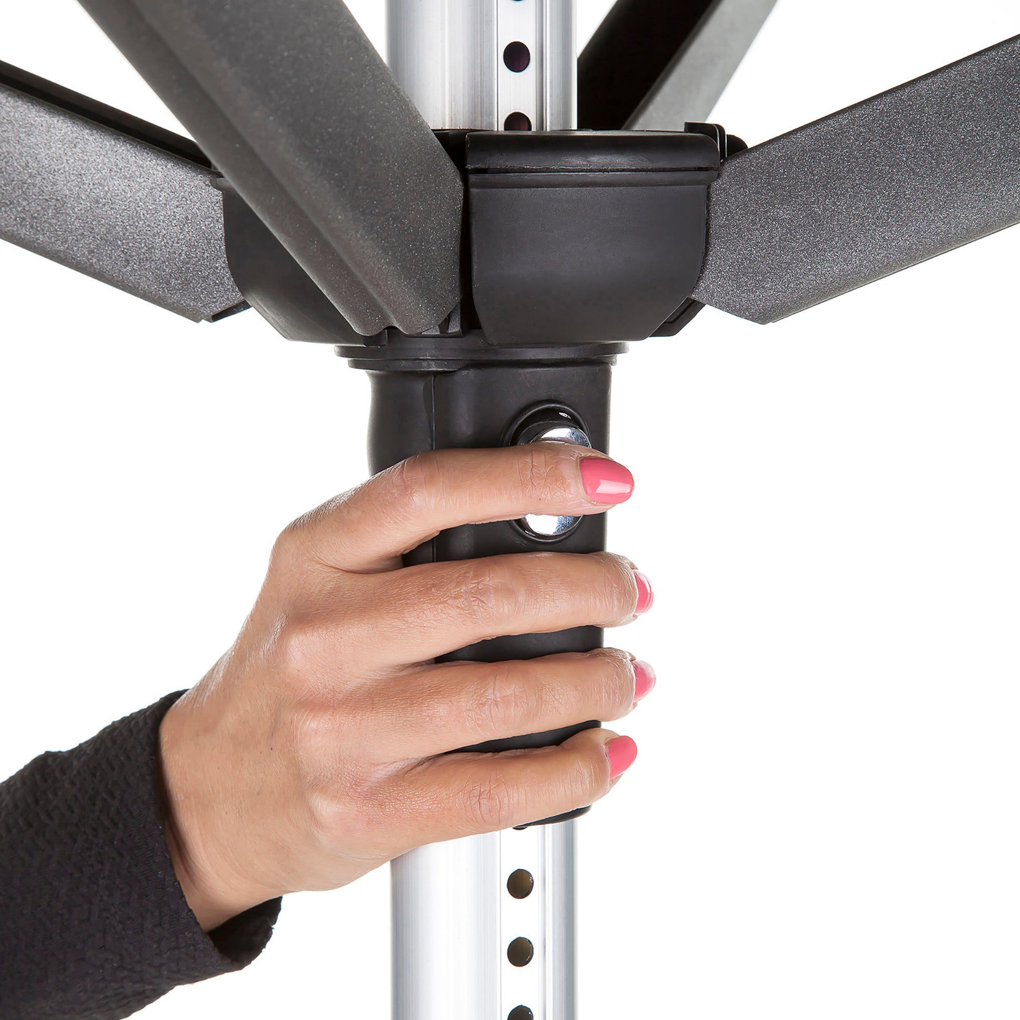 minky-rotalift-60m-4-arm-rotary-airer-galvanised-powder-coated-ground-socket-inc image 4