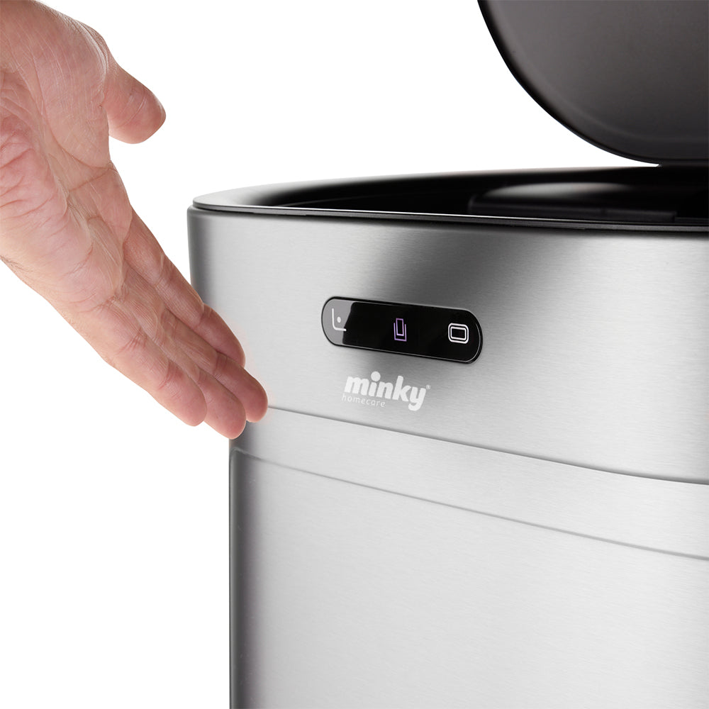 minky-55l-stainless-steel-sensor-bin-with-liners image 6