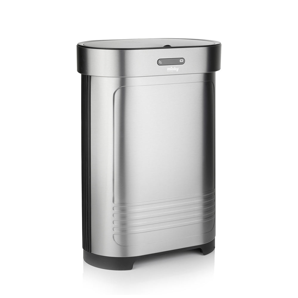 minky-55l-stainless-steel-sensor-bin-with-liners image 1