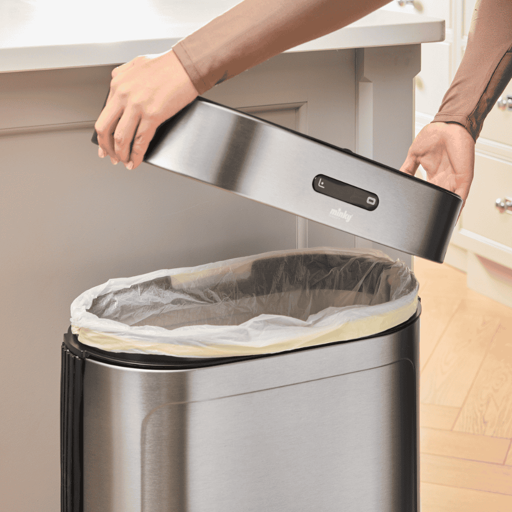 minky-55l-stainless-steel-sensor-bin-with-liners image 4