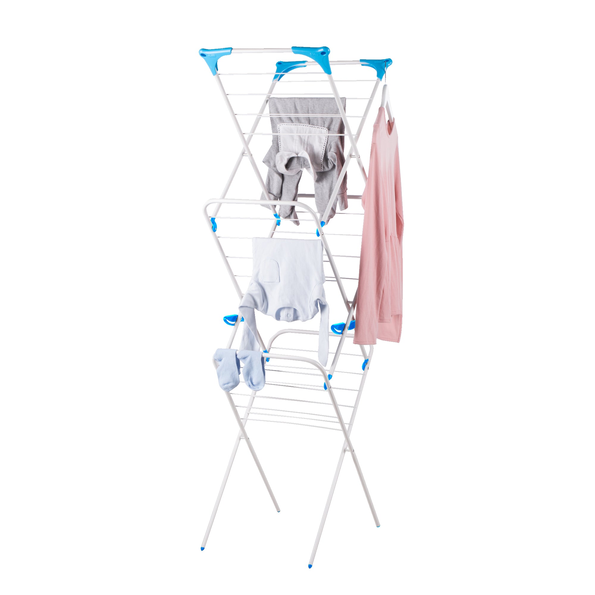 minky-slimline-clothes-airer-3-tier-fits-bath-shower-10m-drying-space image 2