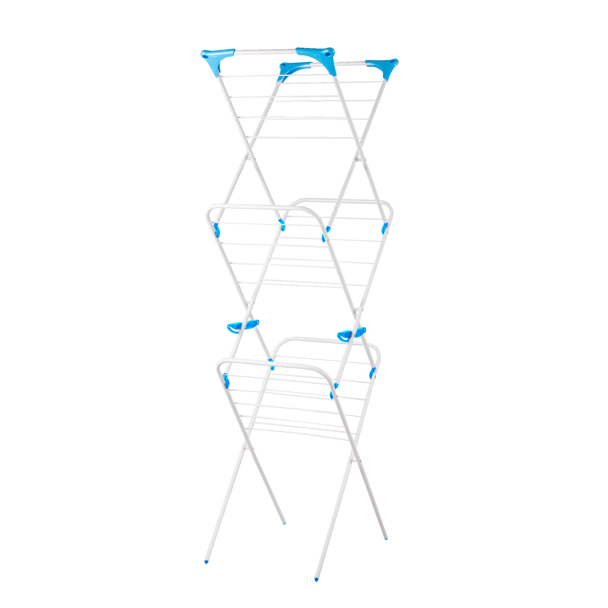 minky-slimline-clothes-airer-3-tier-fits-bath-shower-10m-drying-space image 1