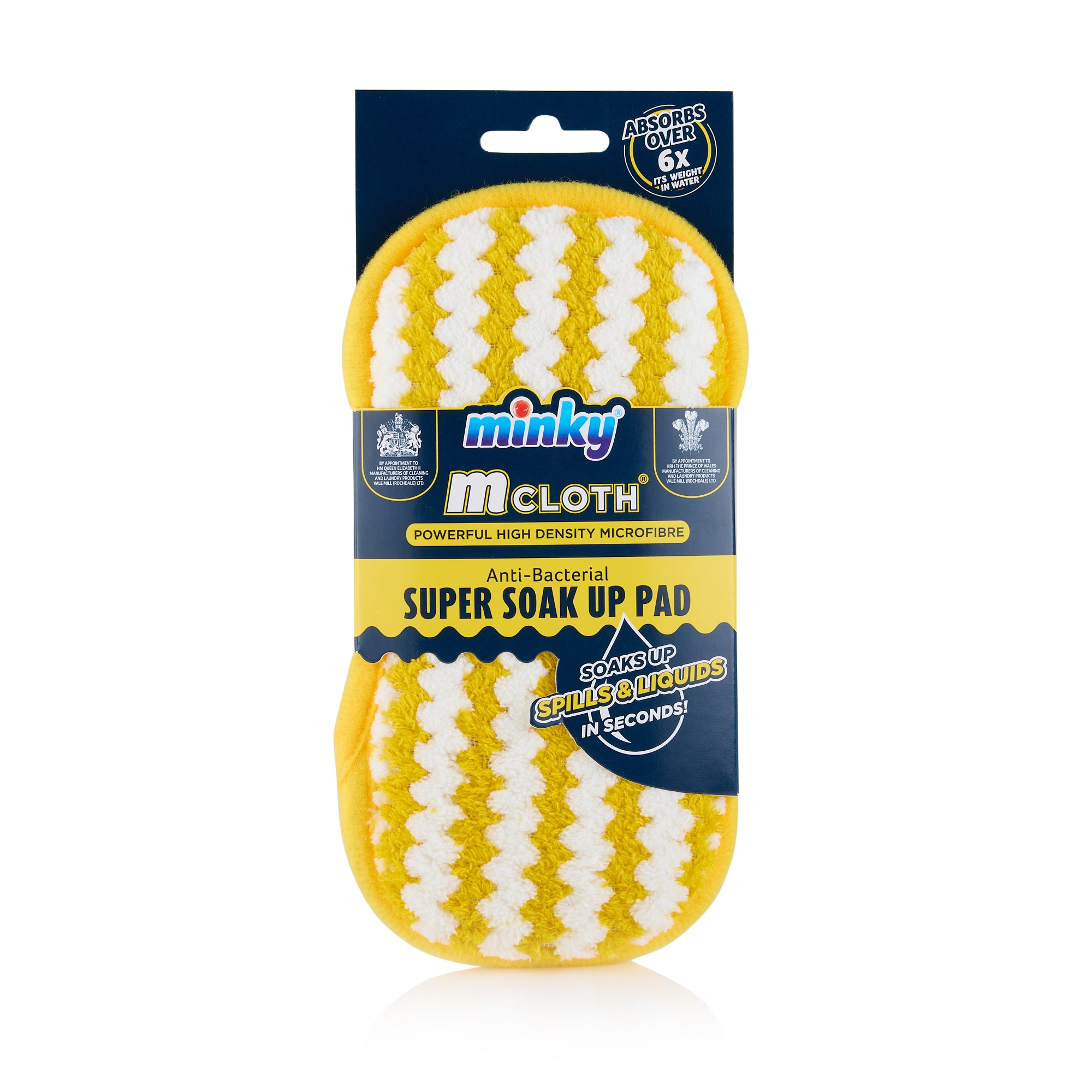 minky-mcloth-super-soak-up-pad-anti-bacterial-microfibre-pad-1-pack image 2