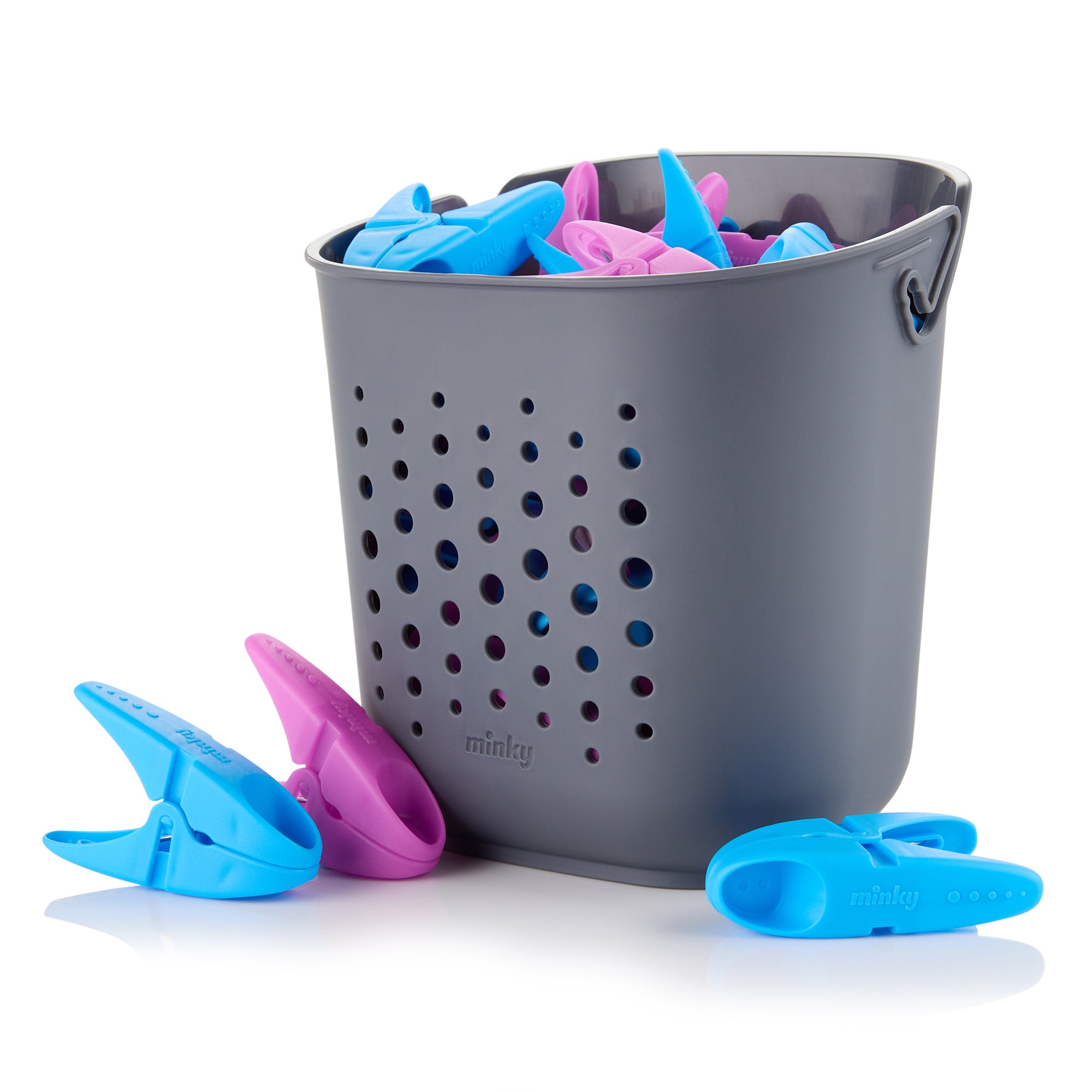 minky-everyday-suregrip-peg-basket-with-24-pegs image 3