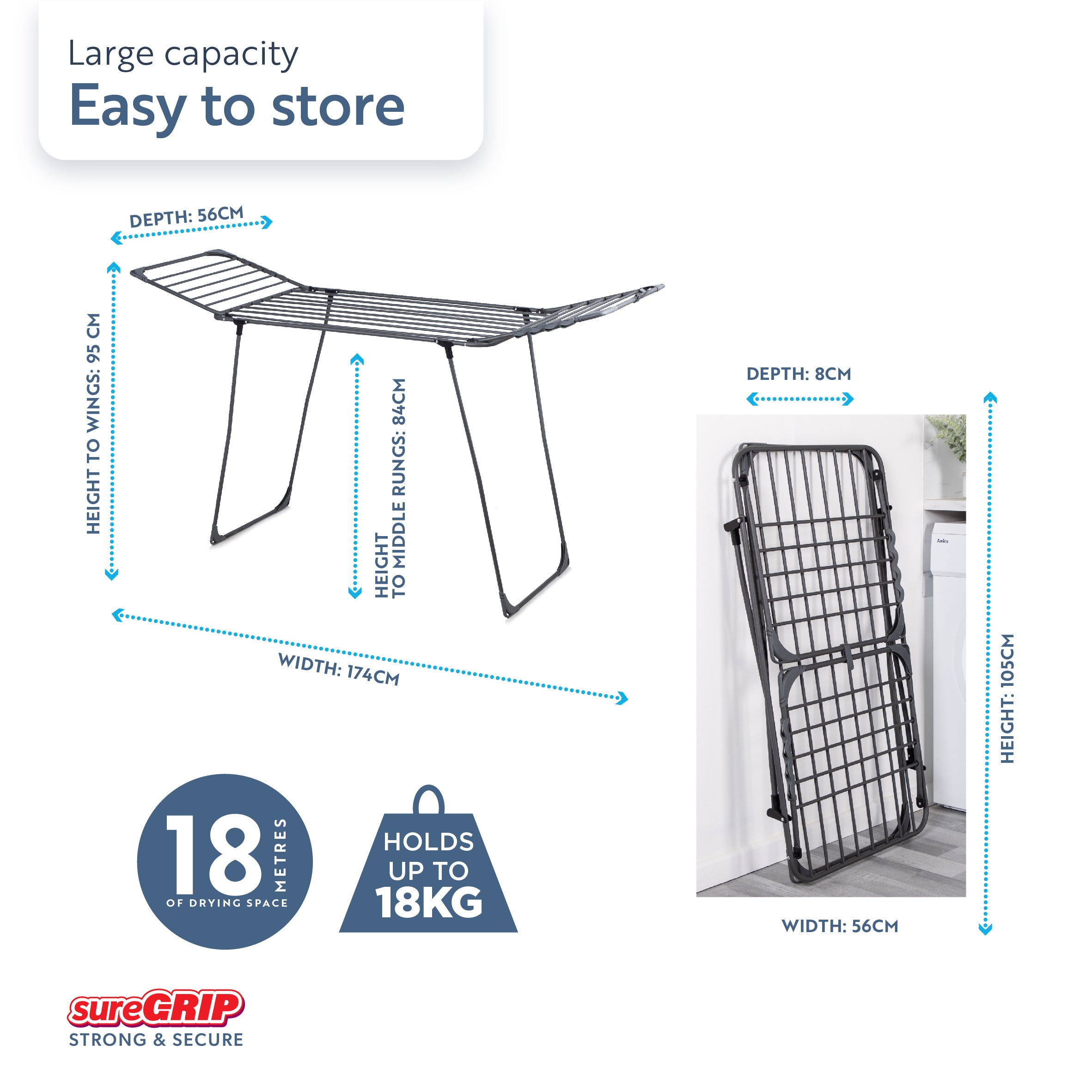 minky-premium-suregrip-18m-balcony-airer-with-non-slip-rungs-for-balcony-and-fen image 3