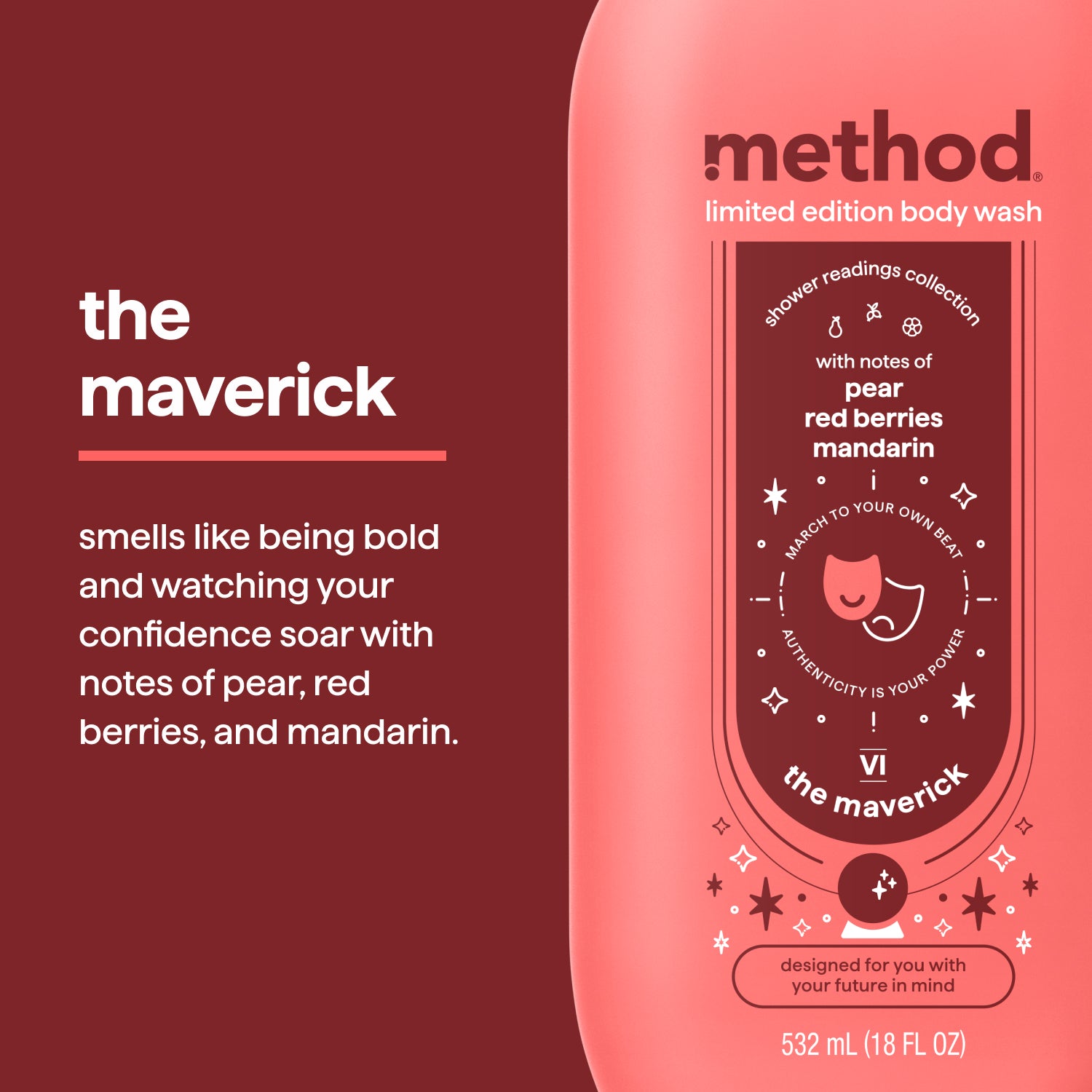 method-shower-readings-body-wash-the-maverick-18-oz image 5