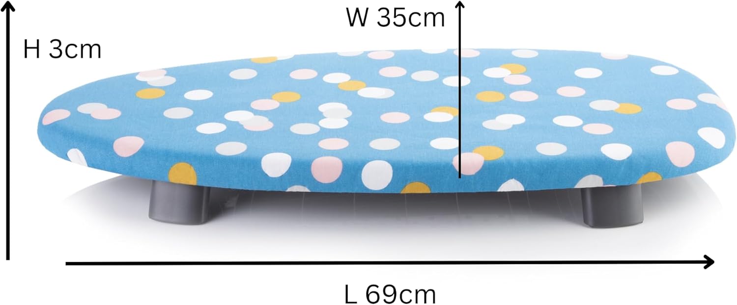 minky-therma-lite-table-top-ironing-board-70-x-34cm-lightweight-compact image 2
