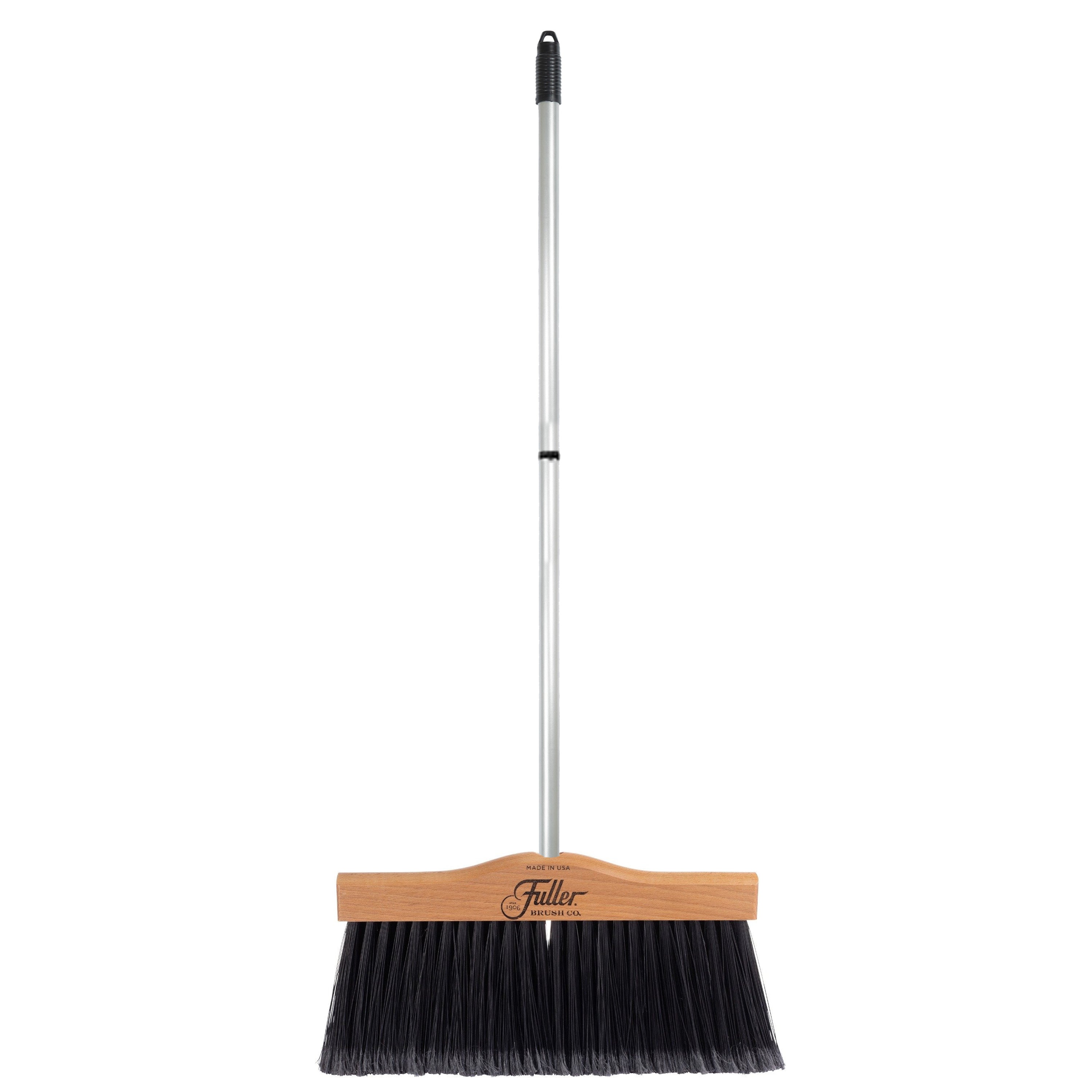 fuller-brush-handcrafted-extra-wide-12-maple-wood-broom-with-808-adjustable-hand image 1