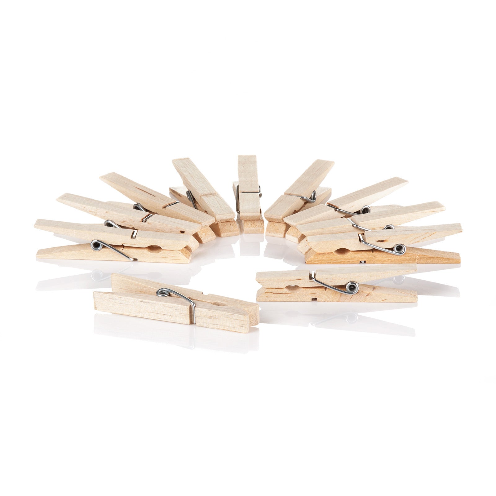 minky-wooden-clothes-pegs-with-spring-clips-36-pack image 2