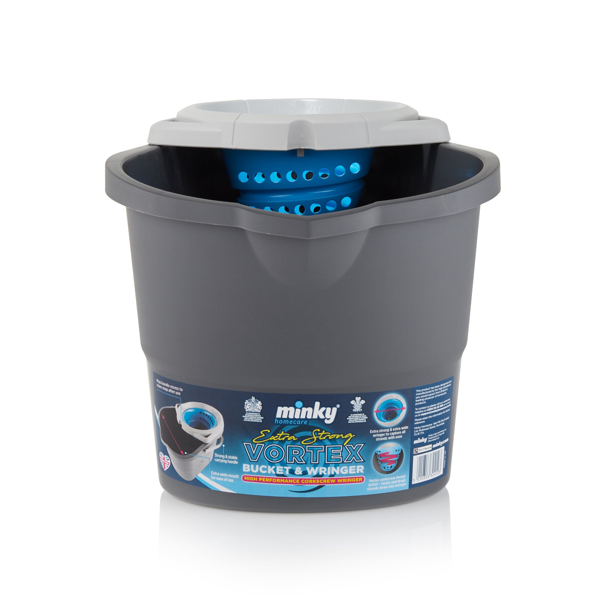 minky-xl-dual-action-mop-vortex-bucket-with-wringer image 5